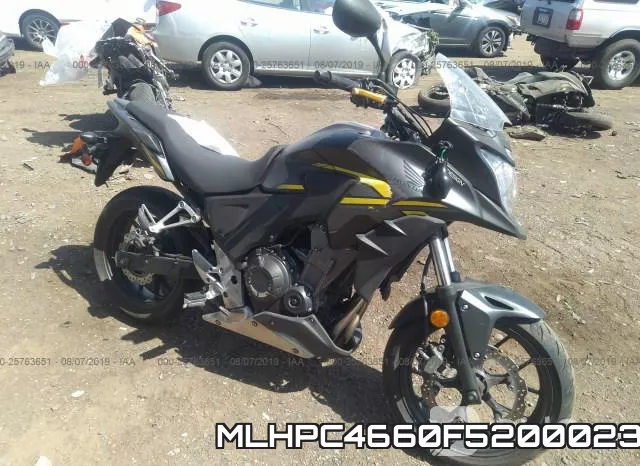 MLHPC4660F5200023 2015 Honda CB500, X