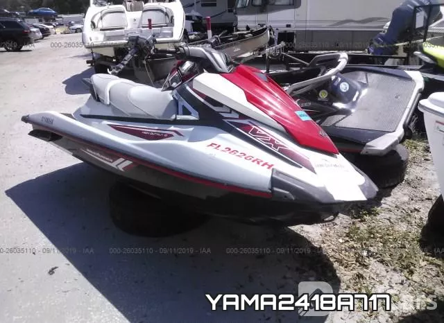YAMA2418A717 2017 Yamaha Wave Runner Vx 110 Sport
