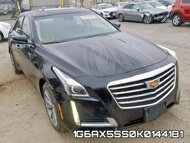 1G6AX5SS0K0144181 2019 Cadillac CTS, Luxury