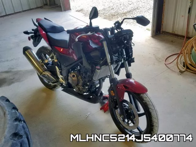 MLHNC5214J5400774 2018 Honda CB300, F