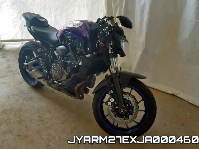 JYARM27EXJA000460 2018 Yamaha MT07