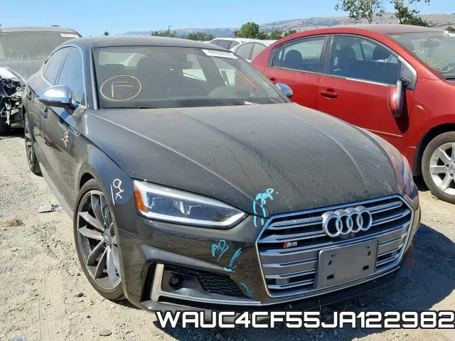 WAUC4CF55JA122982 2018 Audi S5, Prestige
