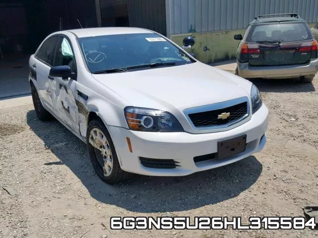 6G3NS5U26HL315584 2017 Chevrolet Caprice, Police