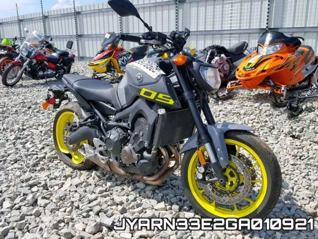 JYARN33E2GA010921 2016 Yamaha FZ09