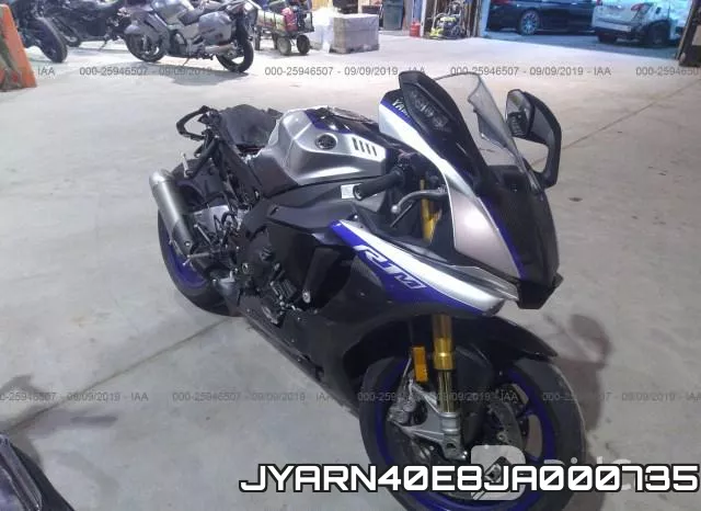 JYARN40E8JA000735 2018 Yamaha Yzfr1m