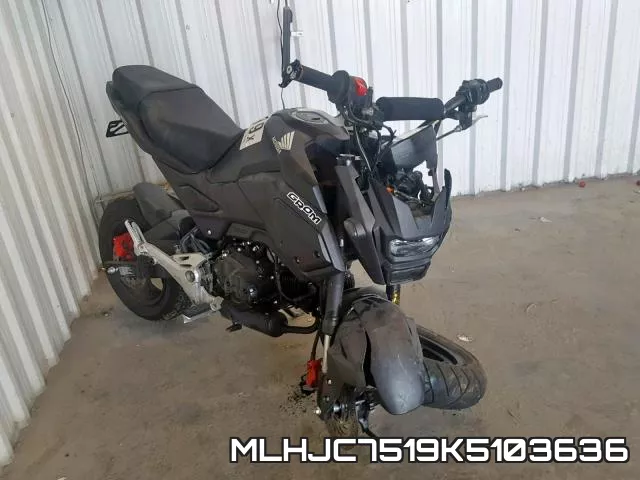 MLHJC7519K5103636 2019 Honda GROM
