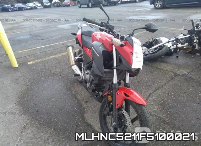 MLHNC5211F5100021 2015 Honda CB300, F