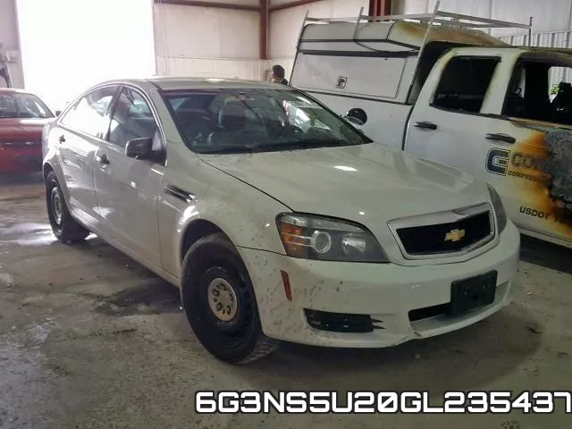 6G3NS5U20GL235437 2016 Chevrolet Caprice, Police