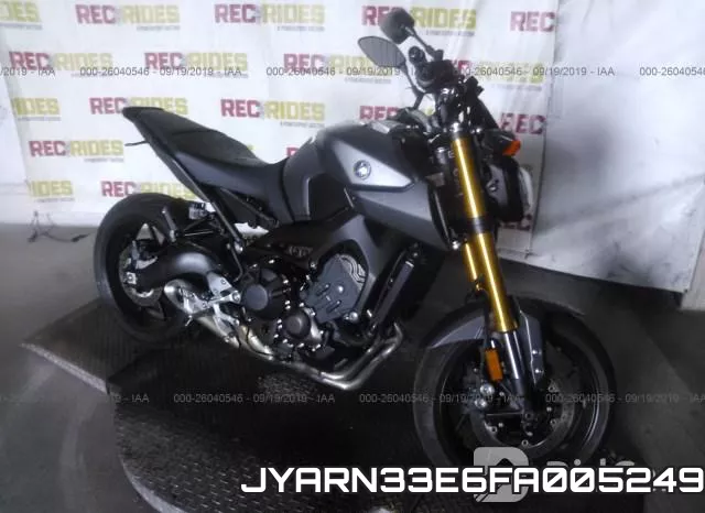 JYARN33E6FA005249 2015 Yamaha FZ09