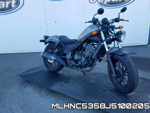 MLHNC5358J5100205 2018 Honda CMX300, A