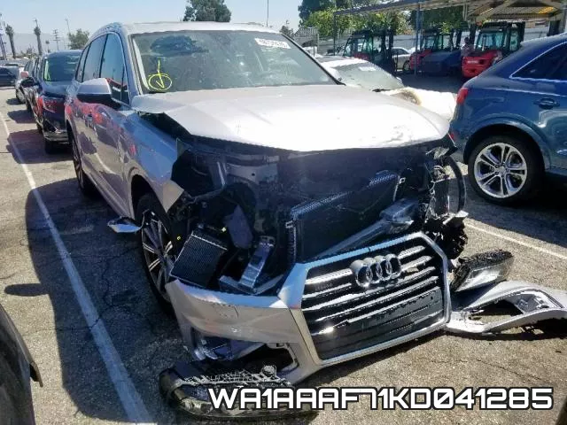 WA1AAAF71KD041285 2019 Audi Q7, Premium