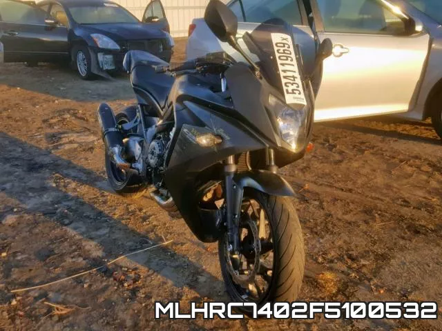 MLHRC7402F5100532 2015 Honda CBR650, F