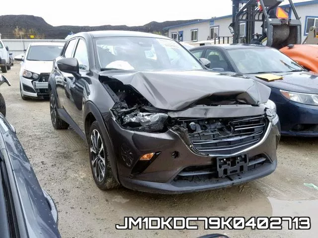 JM1DKDC79K0402713 2019 Mazda CX-3, Touring