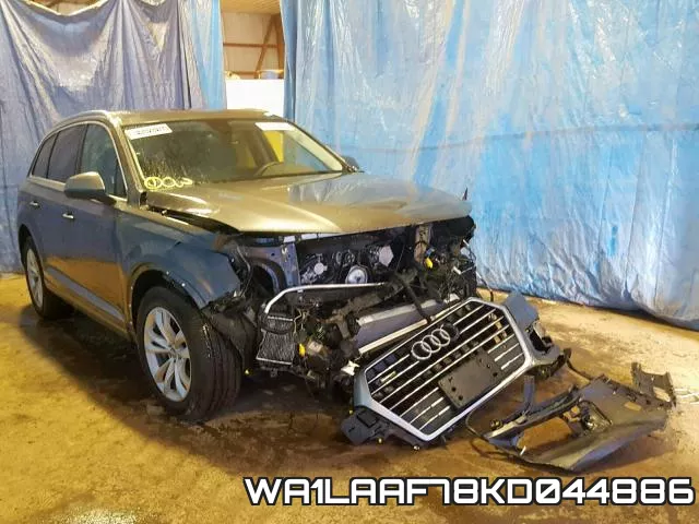 WA1LAAF78KD044886 2019 Audi Q7, Premium Plus