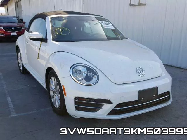 3VW5DAAT3KM503995 2019 Volkswagen Beetle, S