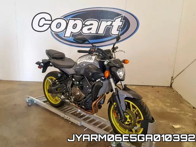 JYARM06E5GA010392 2016 Yamaha FZ07