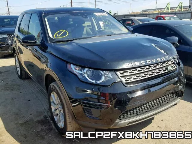 SALCP2FX8KH783865 2019 Land Rover Discovery, SE