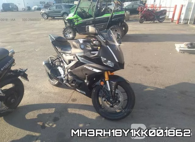 MH3RH18Y1KK001862 2019 Yamaha YZFR3, A