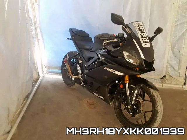 MH3RH18YXKK001939 2019 Yamaha YZFR3, A