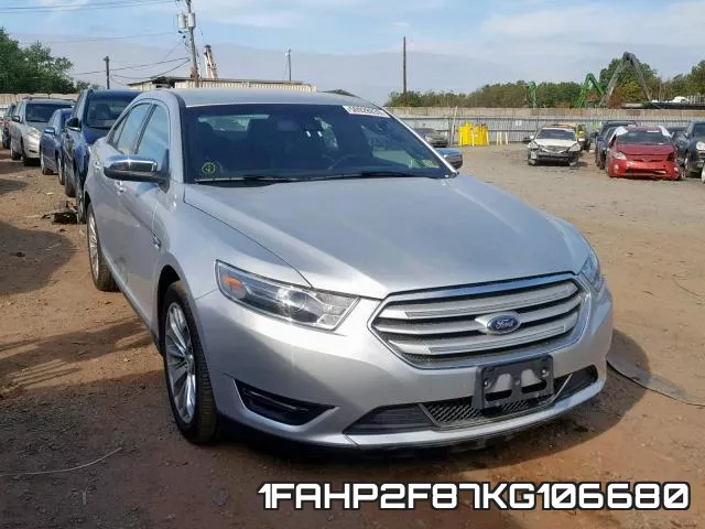 1FAHP2F87KG106680 2019 Ford Taurus, Limited