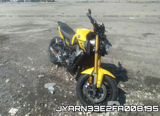 JYARN33E2FA008195 2015 Yamaha FZ09