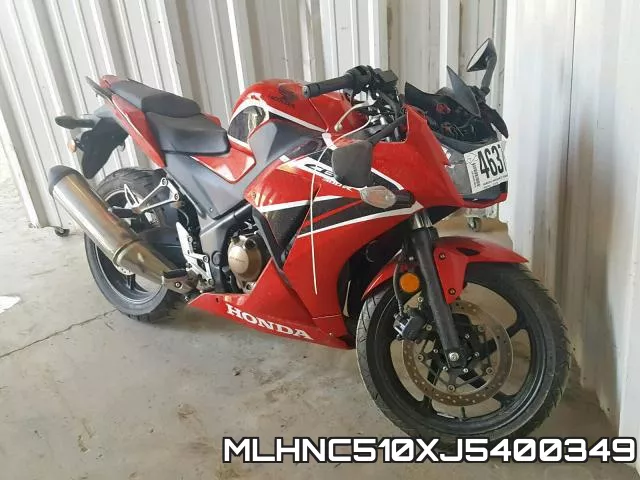 MLHNC510XJ5400349 2018 Honda CBR300, R