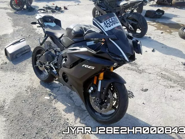 JYARJ28E2HA000843 2017 Yamaha YZFR6