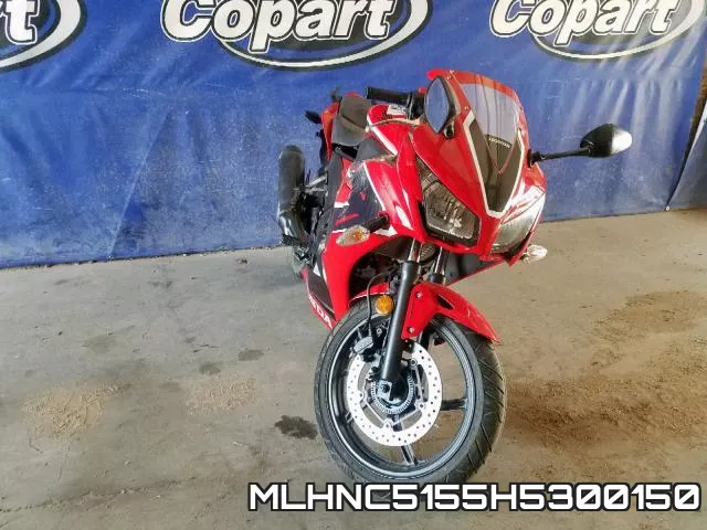 MLHNC5155H5300150 2017 Honda CBR300, RA