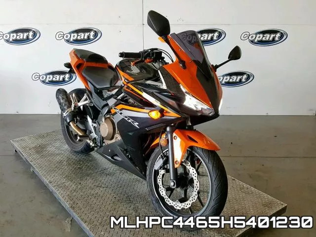 MLHPC4465H5401230 2017 Honda CBR500, R