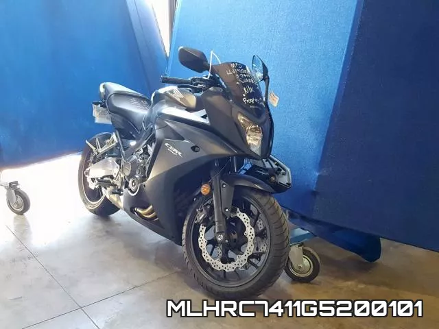 MLHRC7411G5200101 2016 Honda CBR650, F