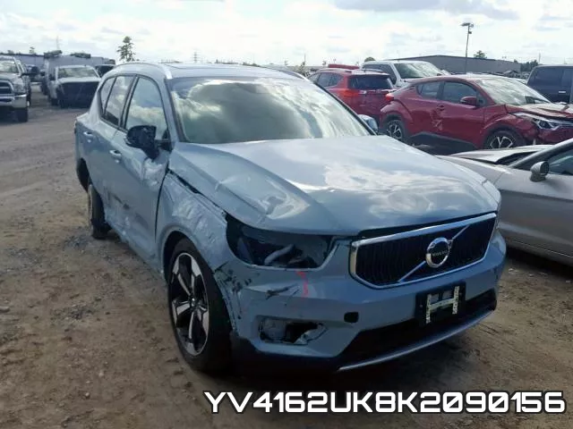 YV4162UK8K2090156 2019 Volvo XC40, T5 Momentum