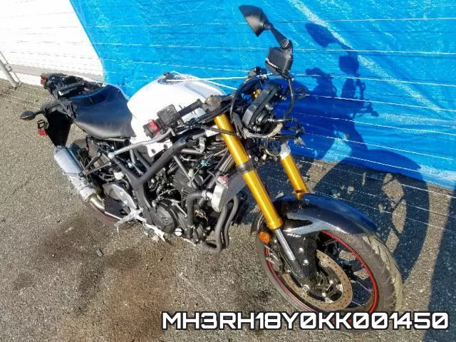 MH3RH18Y0KK001450 2019 Yamaha YZFR3, A