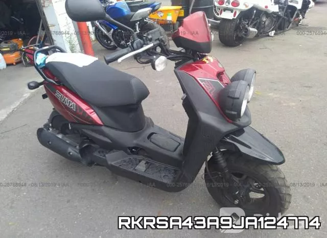 RKRSA43A9JA124774 2018 Yamaha YW50, F