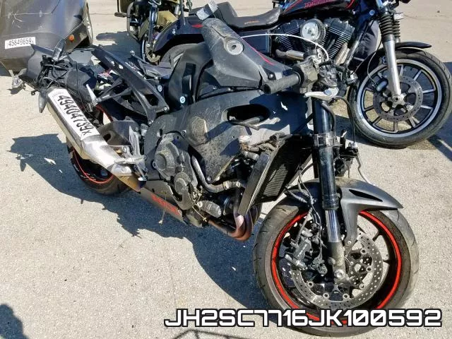JH2SC7716JK100592 2018 Honda CBR1000, RR