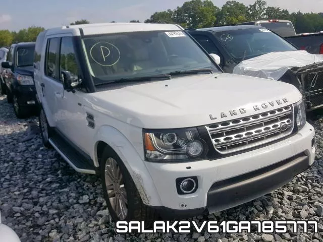 SALAK2V61GA785777 2016 Land Rover LR4, Hse Luxury