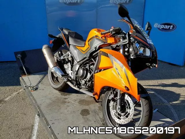 MLHNC5118G5200197 2016 Honda CBR300, R
