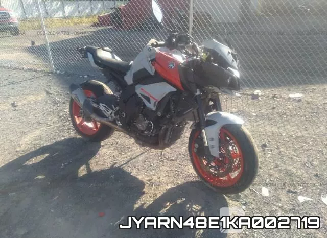 JYARN48E1KA002719 2019 Yamaha MT10