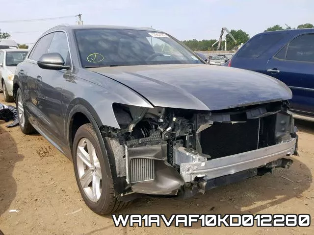 WA1AVAF10KD012280 2019 Audi Q8, Premium