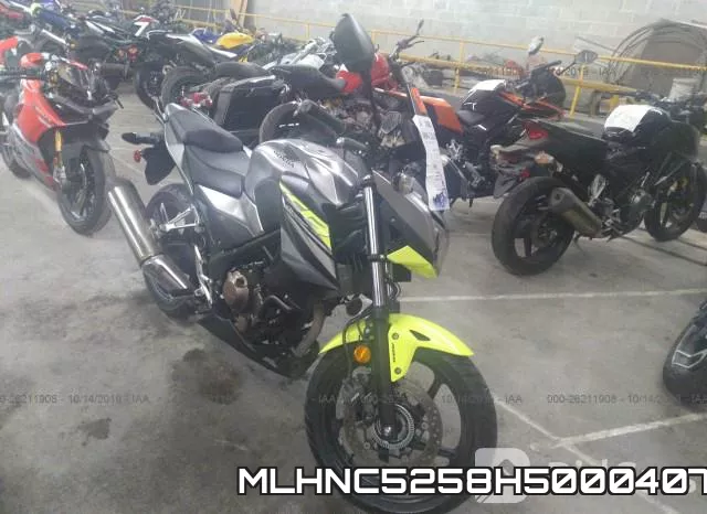 MLHNC5258H5000407 2017 Honda CB300, FA