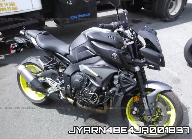 JYARN48E4JA001837 2018 Yamaha MT10