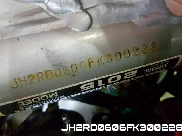 JH2RD0606FK300228 2015 Honda XR650, L