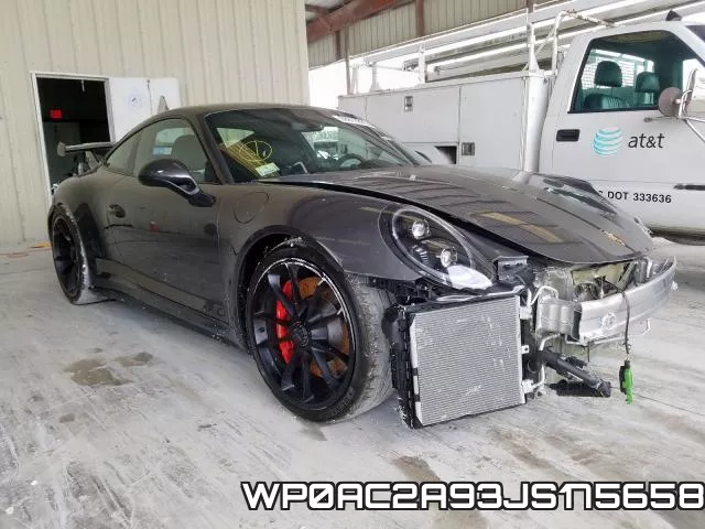 WP0AC2A93JS175658 2018 Porsche 911, GT3