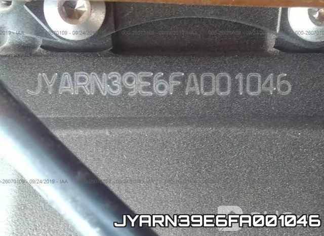 JYARN39E6FA001046 2015 Yamaha YZFR1