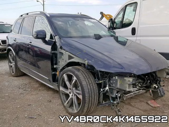YV4BR0CK4K1465922 2019 Volvo XC90, T8