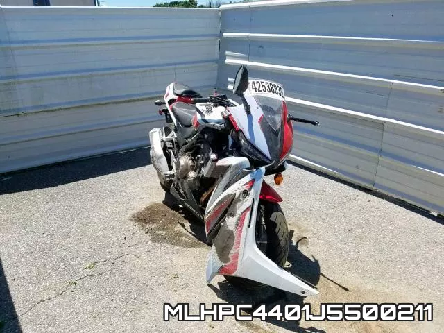 MLHPC4401J5500211 2018 Honda CBR500, Ra-Abs
