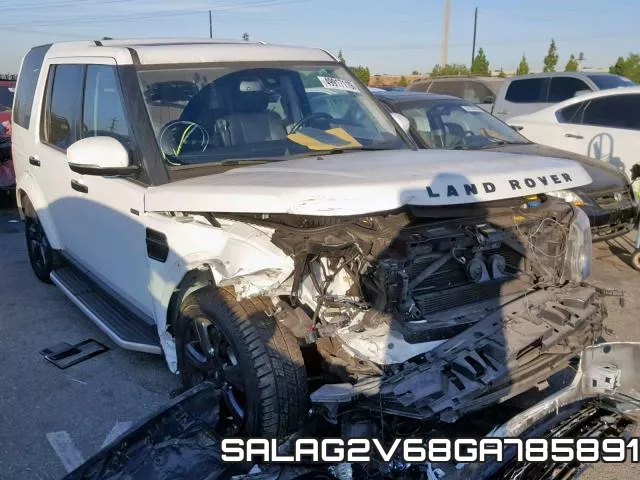 SALAG2V68GA785891 2016 Land Rover LR4, Hse