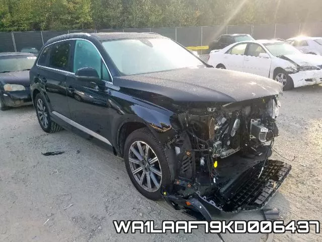 WA1LAAF79KD006437 2019 Audi Q7, Premium Plus