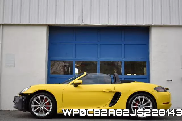 WP0CB2A82JS228143 2018 Porsche Boxster, S