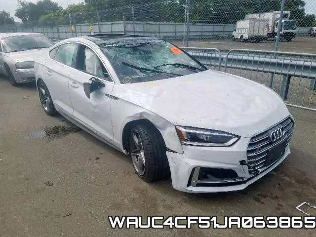 WAUC4CF51JA063865 2018 Audi S5, Prestige