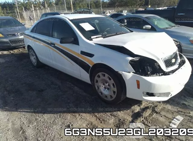 6G3NS5U23GL203209 2016 Chevrolet Caprice, Police